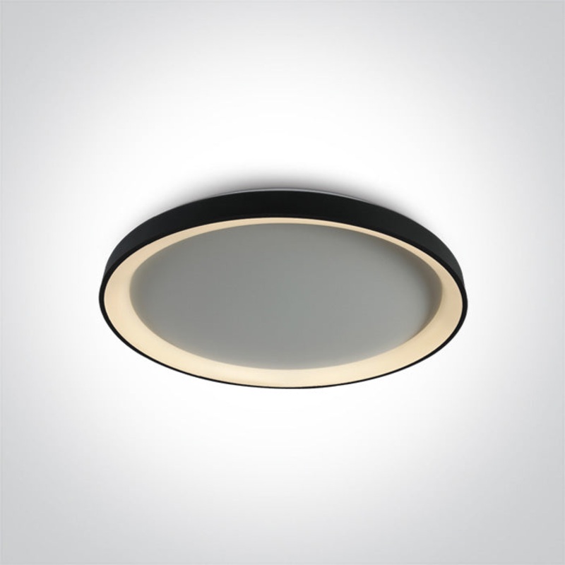 BLACK PLAFO LED 48W CCTV IP20 230V DIMMABLE One Light 62148L/B/V