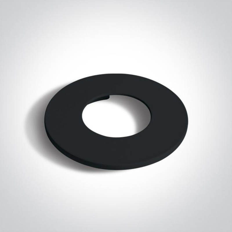 BLACK ROUND FIXED RING FOR 10106PF One Light SKU:050042/B
