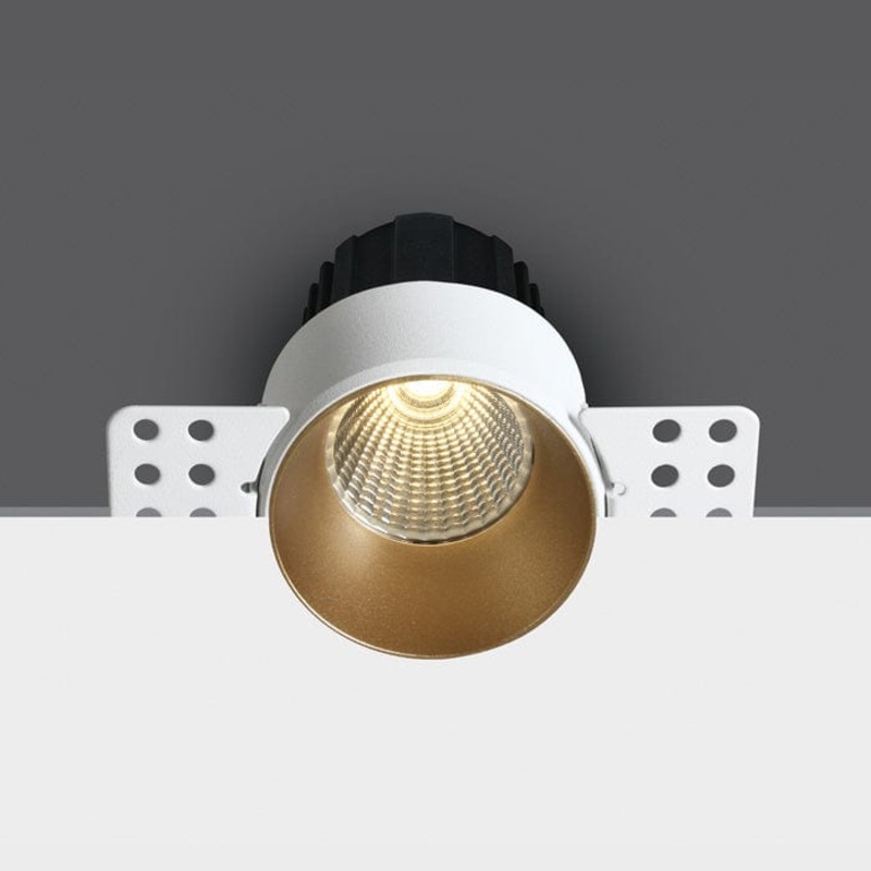 Brass Led 12w Warm white 40deg 700ma 2-step Trimless Dark Light