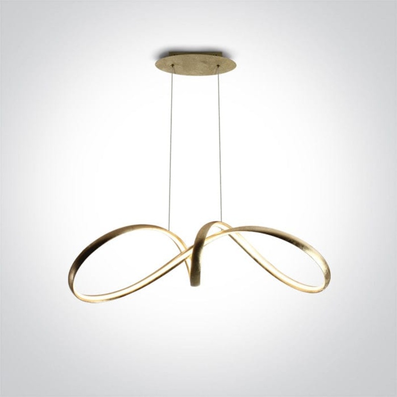 Brass Pendant Led 36w Warm White Ip20 230v SKU: 63062/BS