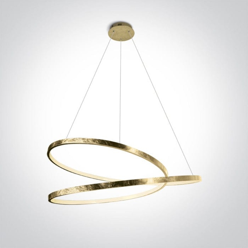 Brass Pendant Led 40w Warm White Ip20 230v SKU: 63068A/BS