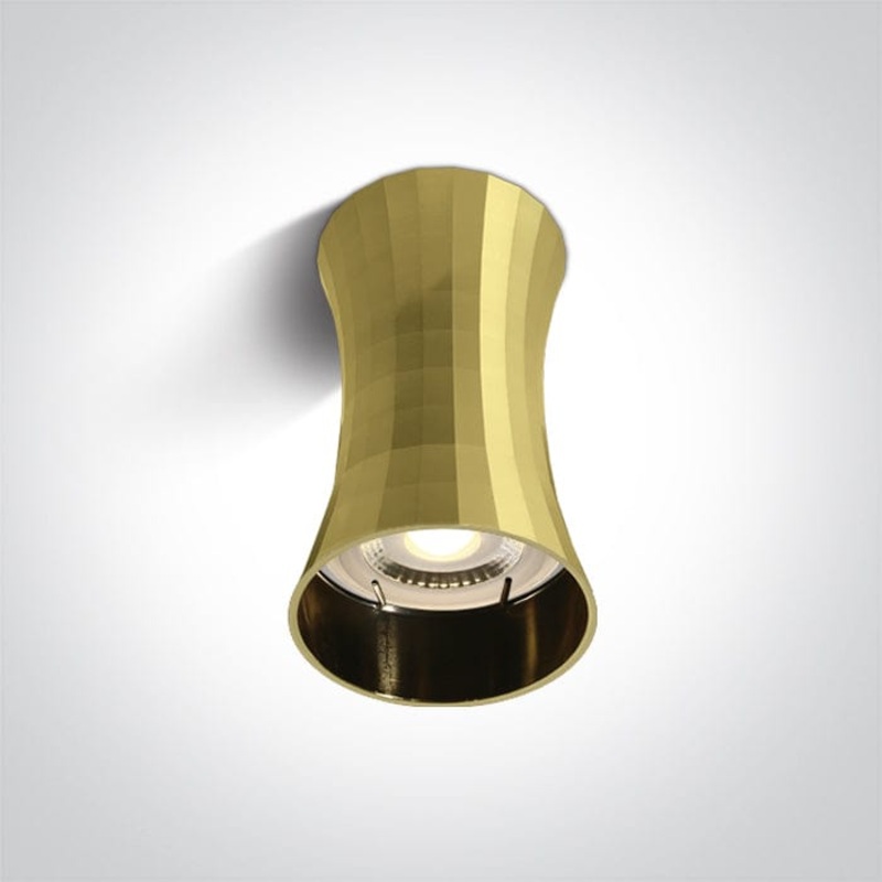 Brushed Brass Gu10 10w 100-240v Dark Light One Light SKU:12105K/BBS