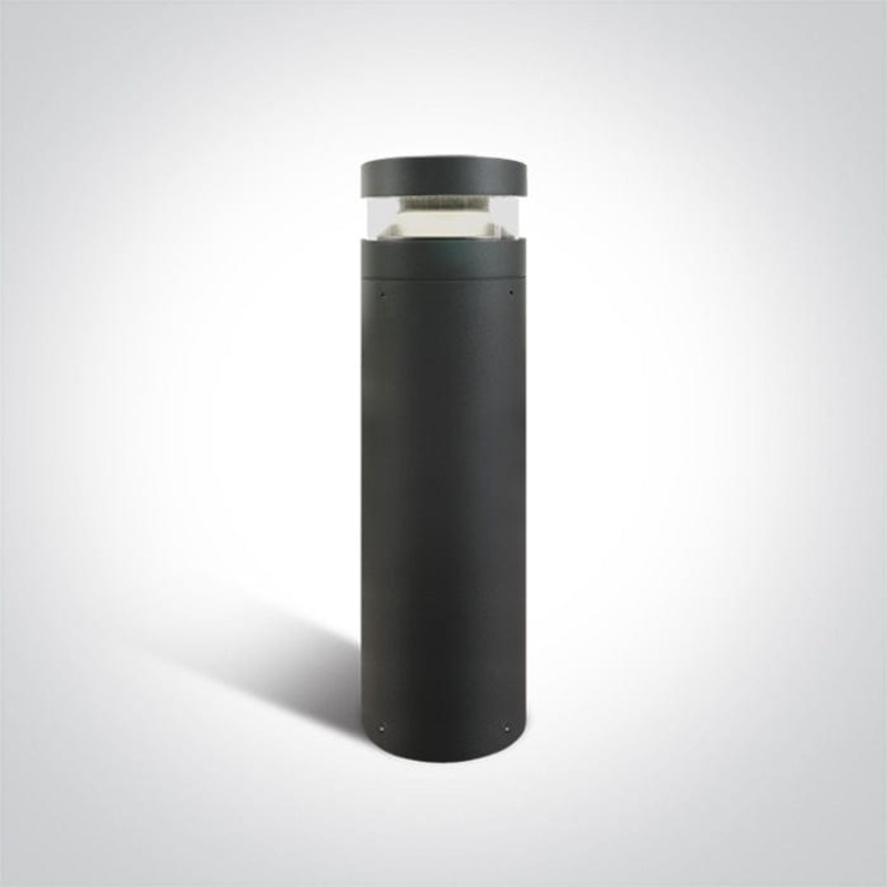 Anthracite Led Bollard 60cm 20w Cool White Ip65 230v