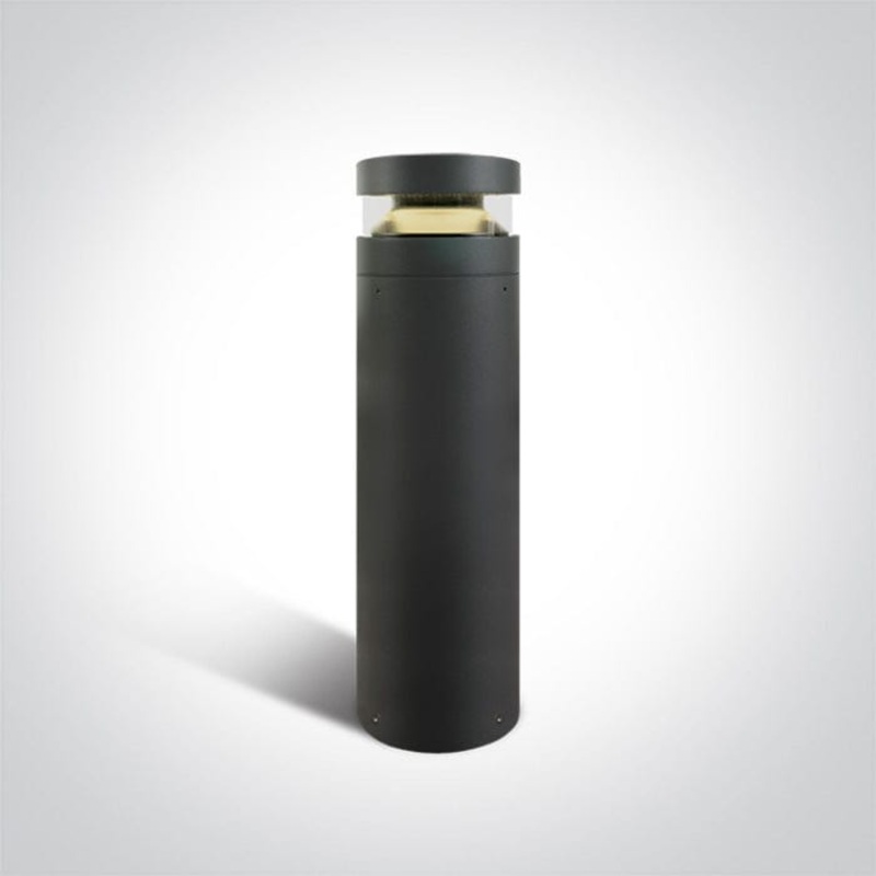 Anthracite Led Bollard 60cm 20w Warm White Ip65 230v