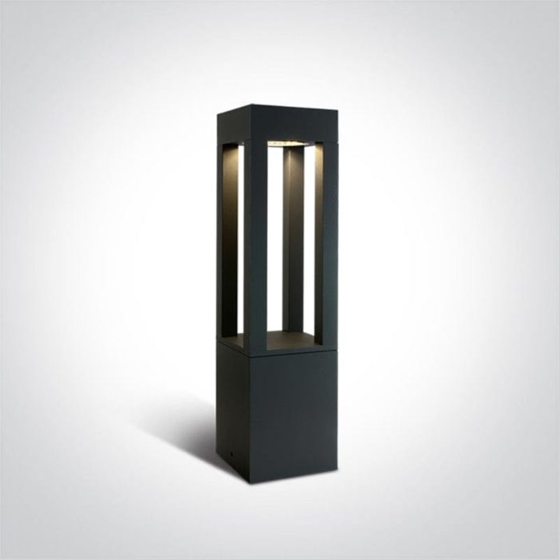 Anthracite Led Bollard 60cm 22w Warm White Ip65 230v