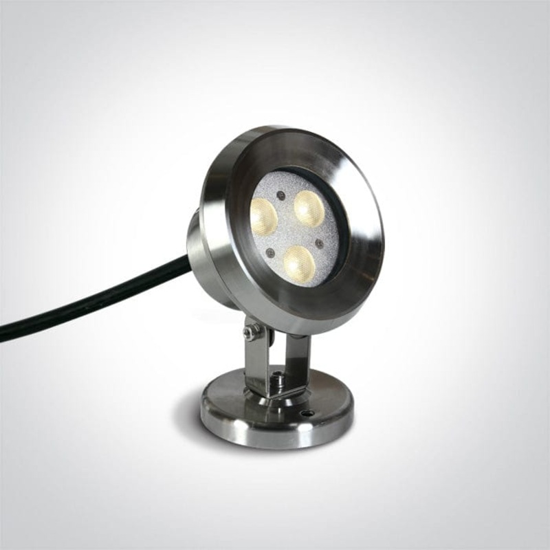 Antique Oriental 3W underwater LED spotlight, IP68. Underwater only / 2m max depth.Requires 24V driver. One Light SKU:69064A/W