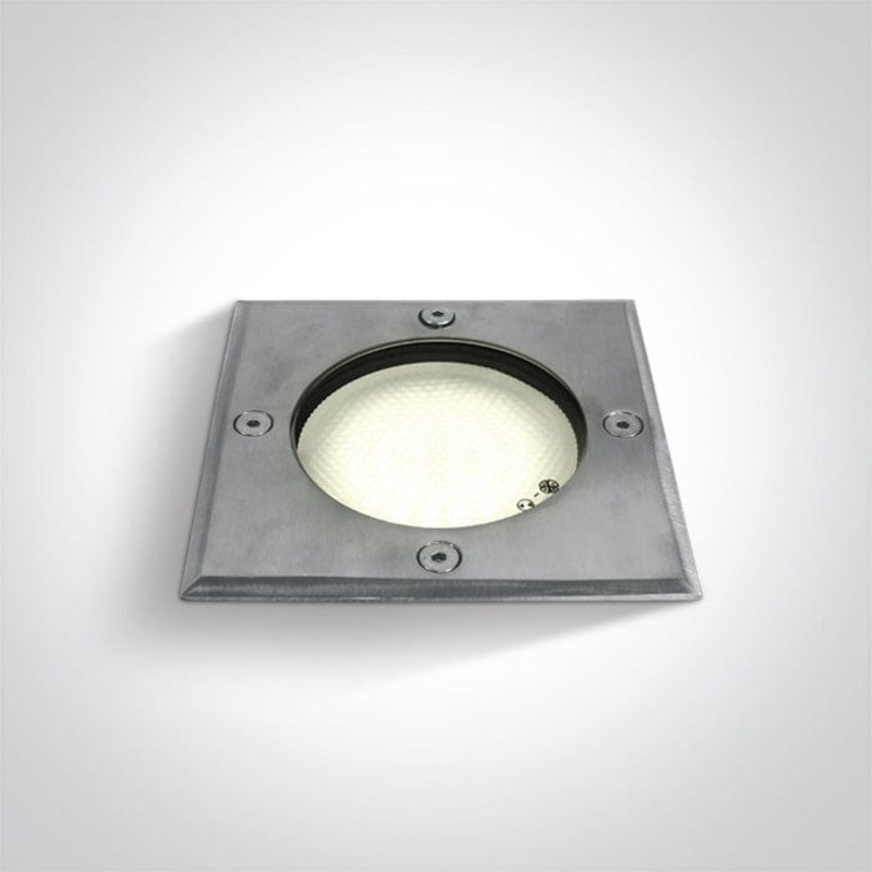 Antique Oriental Inground, stainless steel light with GX53 lampholder.In and out glands for easy connection. One Light SKU:69008