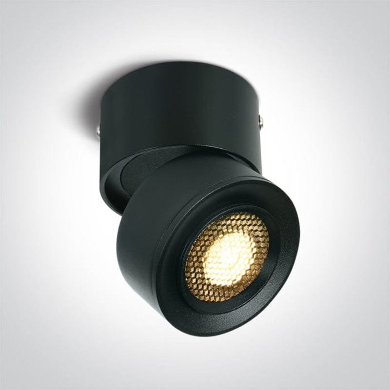 Black 15W LED zoomable 15-45 adjustable ceiling light with removable honeycomb. Supplied with 350mA driver.  One Light SKU:12115G/B/W