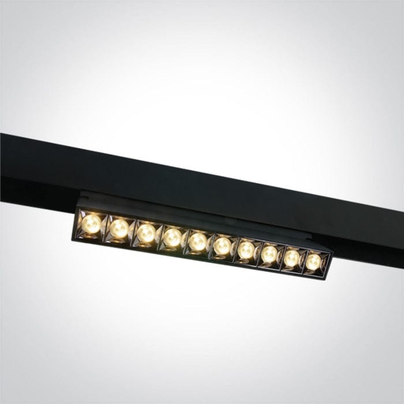 Black 22w Warm White 48v Ip20 Adjustable One Light SKU:42106B/B/W