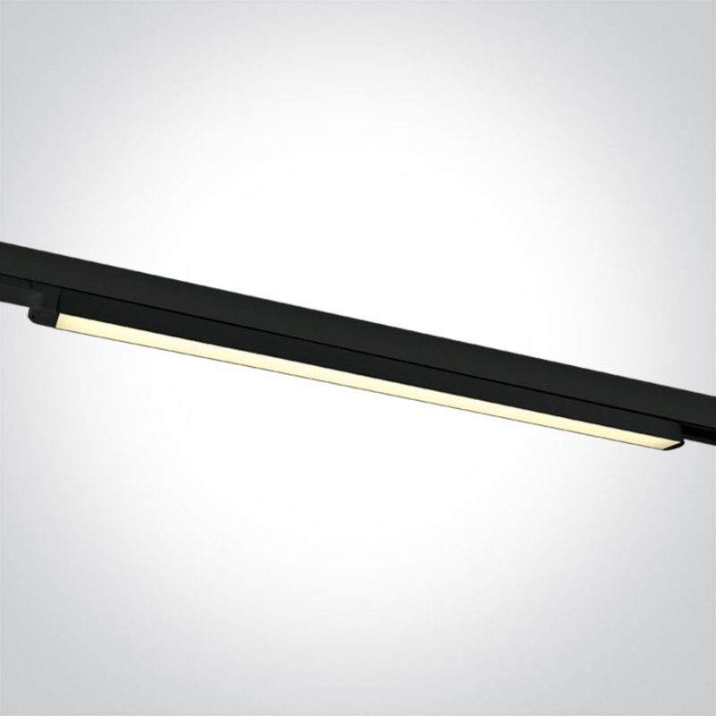 BLACK 25W CRI90 LINEAR TRACK LIGHT 100-240V One Light 65025T/B/V
