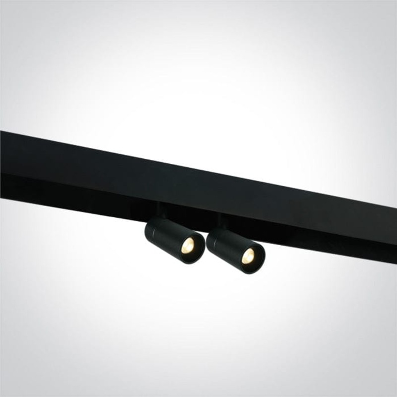 Black 2x6w Warm White 48v Ip20 Adjustable One Light SKU:42108A/B/W