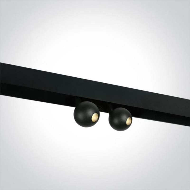 Black 2x7w Warm White 48v Ip20 Adjustable One Light SKU:42134A/B/W