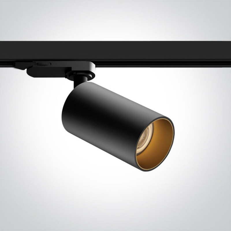 BLACK 3 Circuit 10W GU10 TRACK SPOT 100-240V DARK LIGHT One Light 65105DT/B
