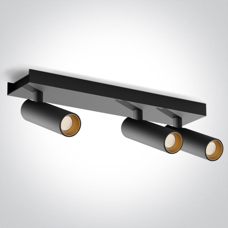 BLACK 3x5W WW IP20 230V One Light 65004C/B/W