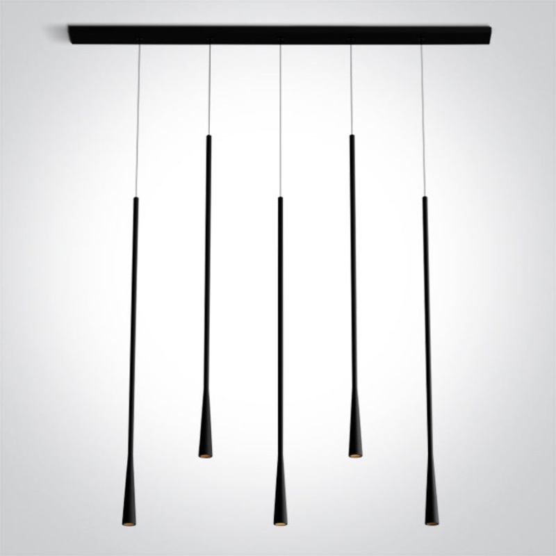 BLACK 5x5W WW 230V One Light 63076E/B/W