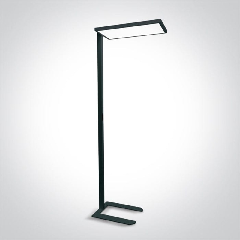 Black 60w Floor Stand Ugr19 Dimmable 230v