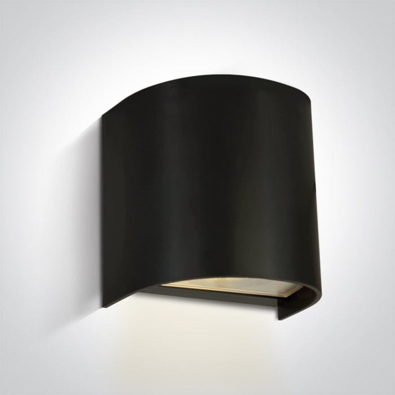 Black 6W  GU10 wall mounted decorative light  67536A/B