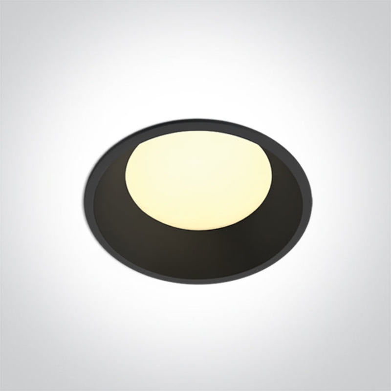 BLACK 9W CCTV IP65 230V DARK LIGHT One Light 10109FD/B/V