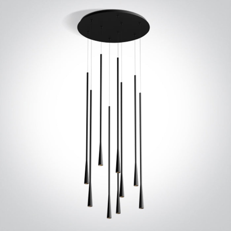 BLACK 9x5W WW 230V One Light 63076D/B/W