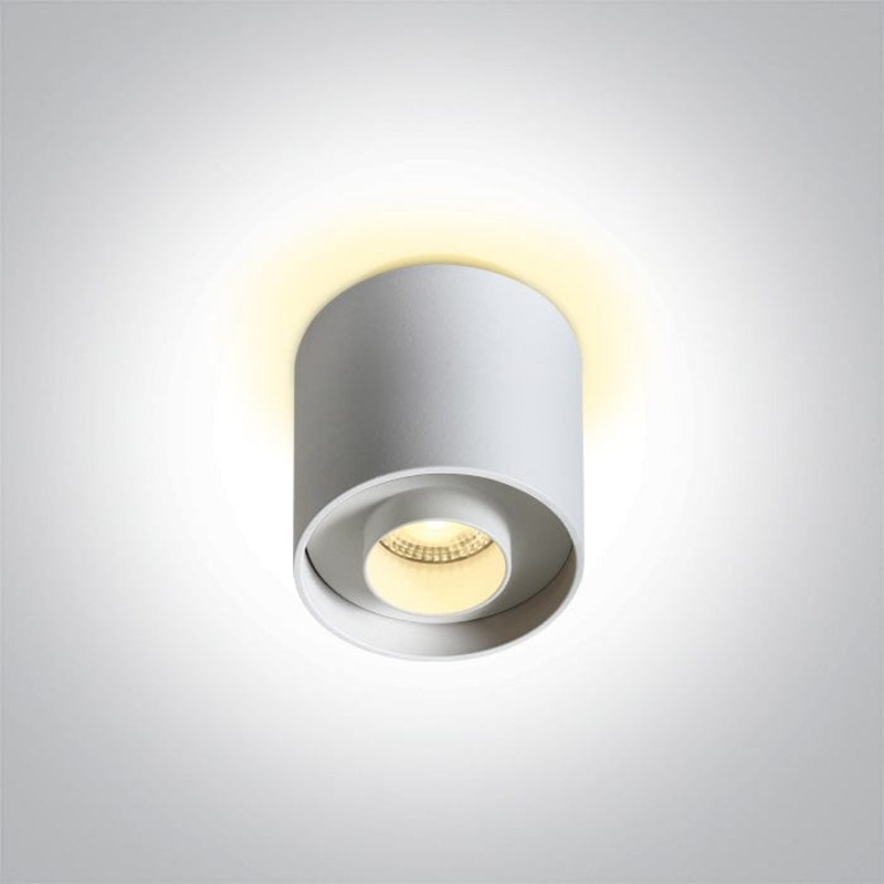 White Backlit Led 8w Warm White Ip20 230v Dark Light