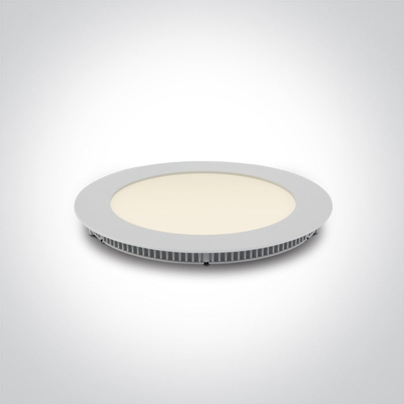 WHITE CCTV 12W IP20 230V One Light 10112FA/W/V