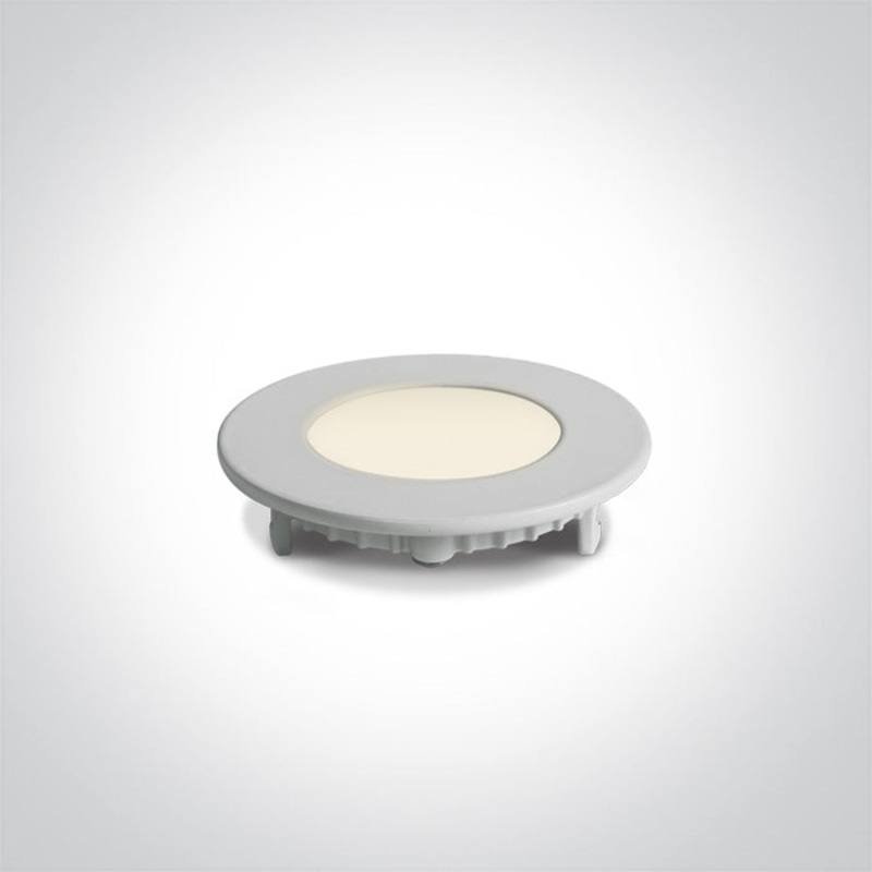 WHITE CCTV 3W IP20 230V One Light 10103FA/W/V