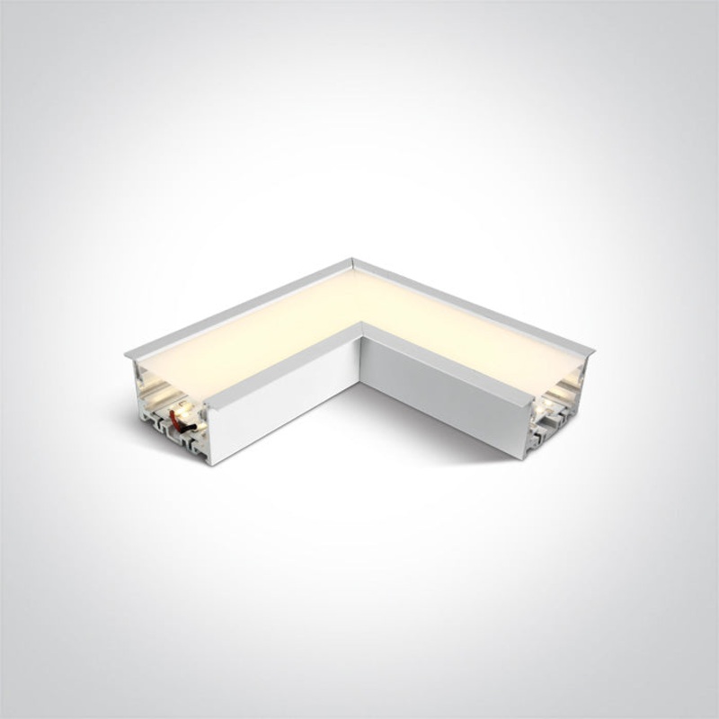 WHITE CORNER FOR 38152R 14W CCTV PV 230V One Light 38152RC/W/V