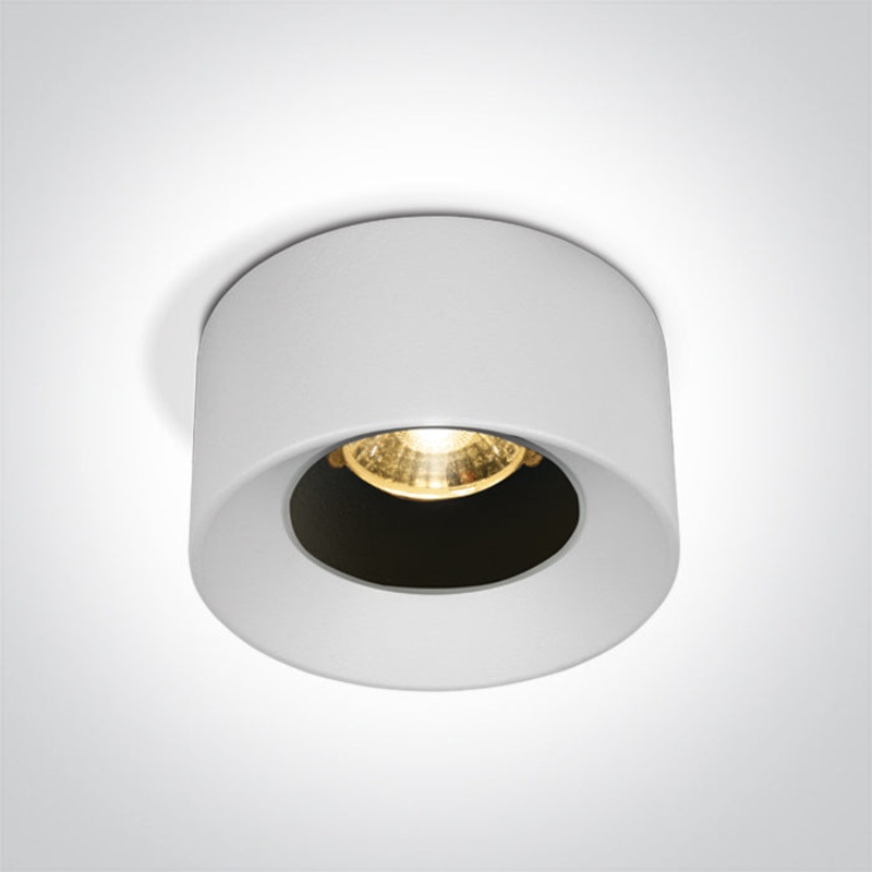 WHITE LED 7W 38deg WW 230V One Light 10107A/W/W