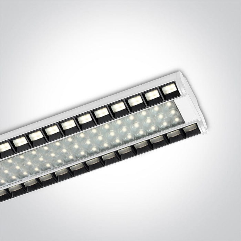 White Led 80w Cool White Ip20 230v Adjustable One Light SKU:38280/W/C