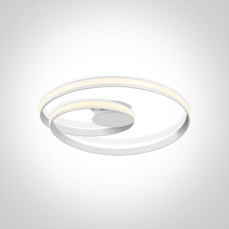White Led Ceiling Lamp 30w Warm White Ip20 230v SKU: 63066/W
