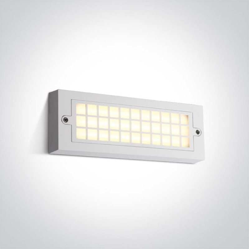 White Led Wall Light 6w Warm White Ip65 230v