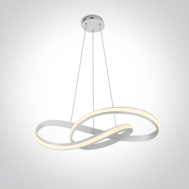 White Pendant Led 30w Warm White Ip20 230v