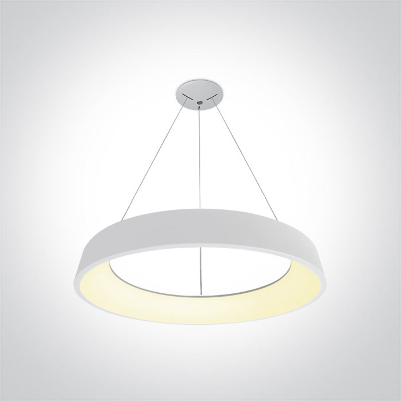 WHITE PENDANT LED 42W CCTV IP20 230V One Light 62142NB/W/V