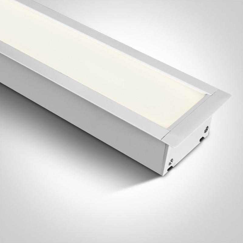 WHITE RECESSED 40W CCTV PV 230V One Light 38152R/W/V