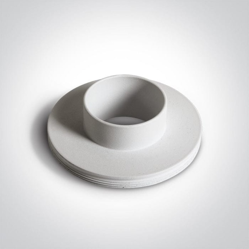 WHITE REFLECTOR FOR 12122D White Circular Aluminium One Light SKU:050208/W
