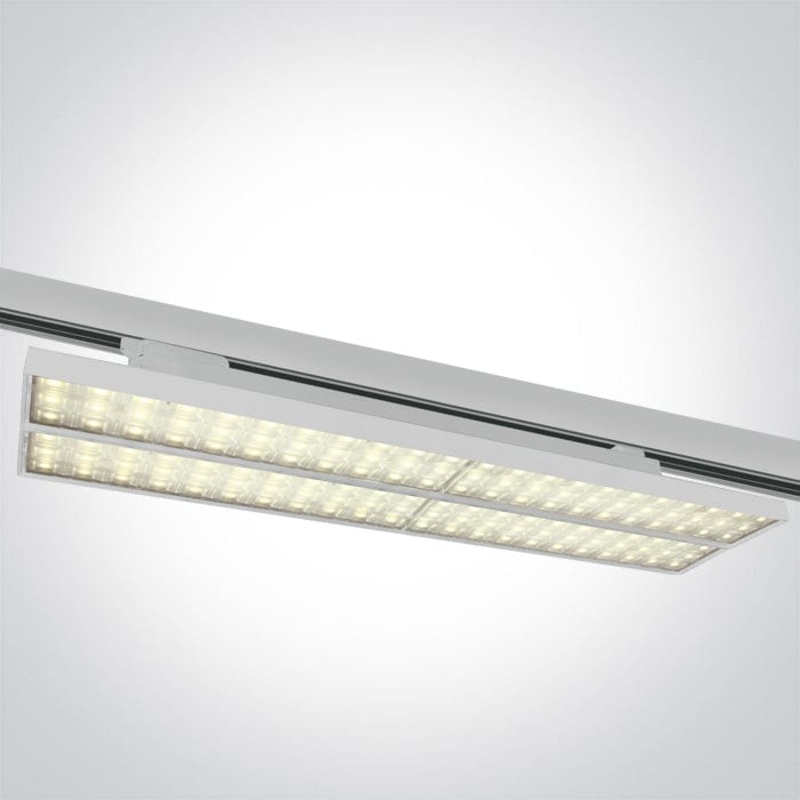 White Smd Led 50w Warm White Linear Track Light Adjustable 230v One Light SKU:65168T/W/W
