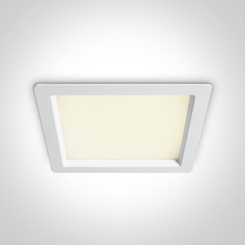 WHITE SMD LED UGR19 25W CCTV IP44 230V One Light 50125UV/W/V