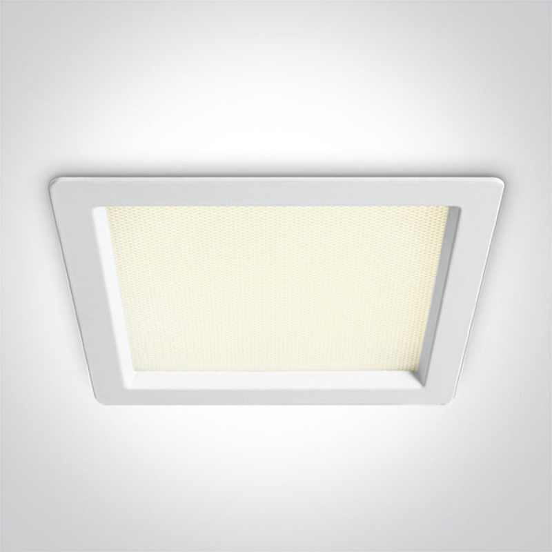 WHITE SMD LED UGR19 30W CCTV IP44 230V One Light 50130UV/W/V