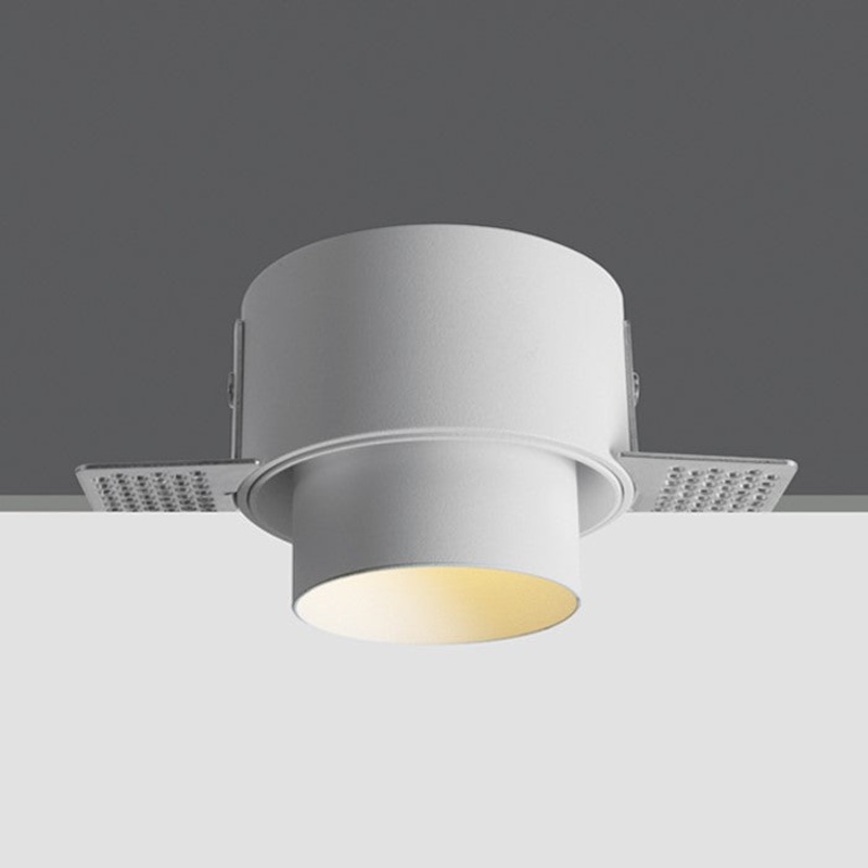 WHITE TRIMLESS GU10 10W DARK LIGHT One Light 10105YTR/W