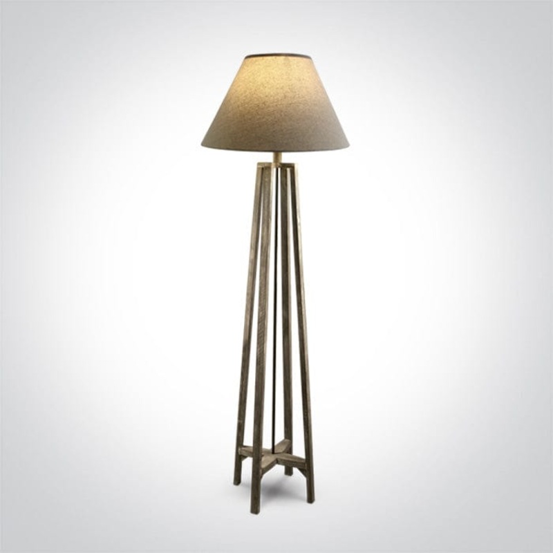 Wood Floor Lamp 12w E27 Decorative Wooden Floor Lamp