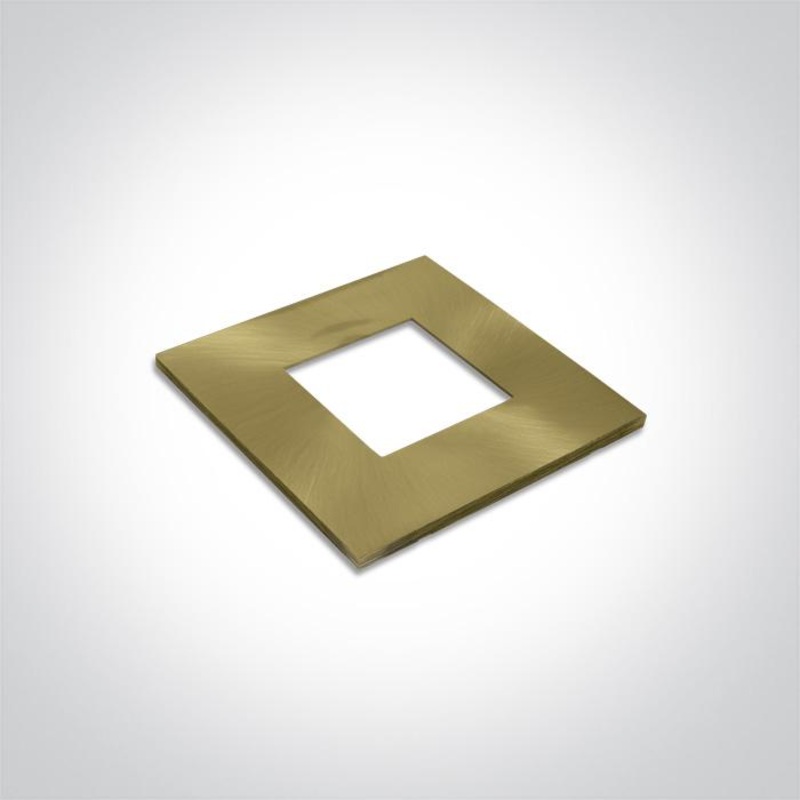 Wall Light Recessed Brushed Brass cover for 68006N One Light SKU:050176/BBS