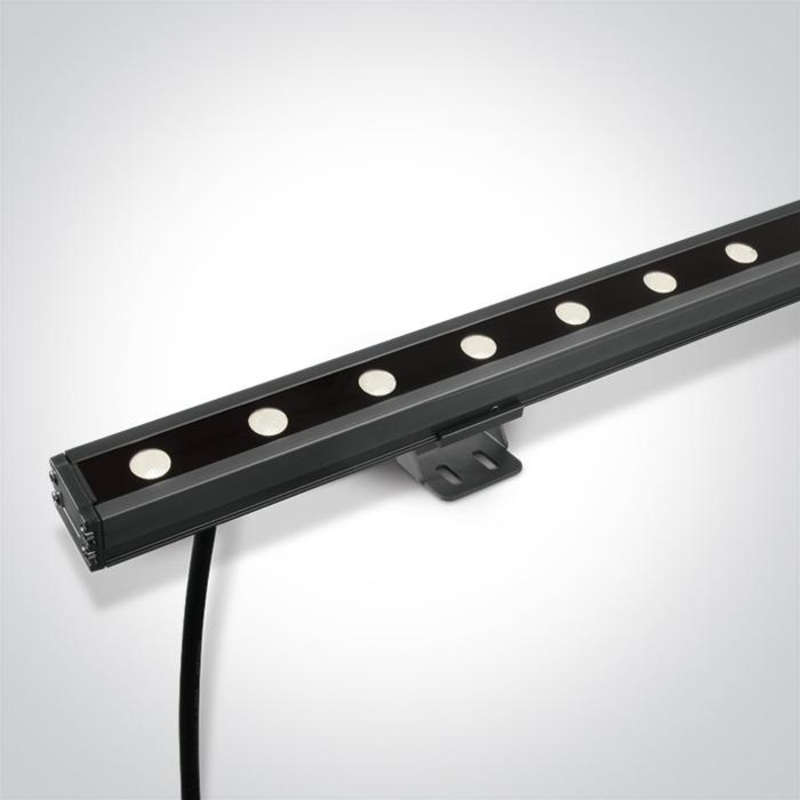 Wall Washer Grey Rectangular Cool White LED Dimmable Outdoor 850lm Aluminium One Light SKU:7055A/C
