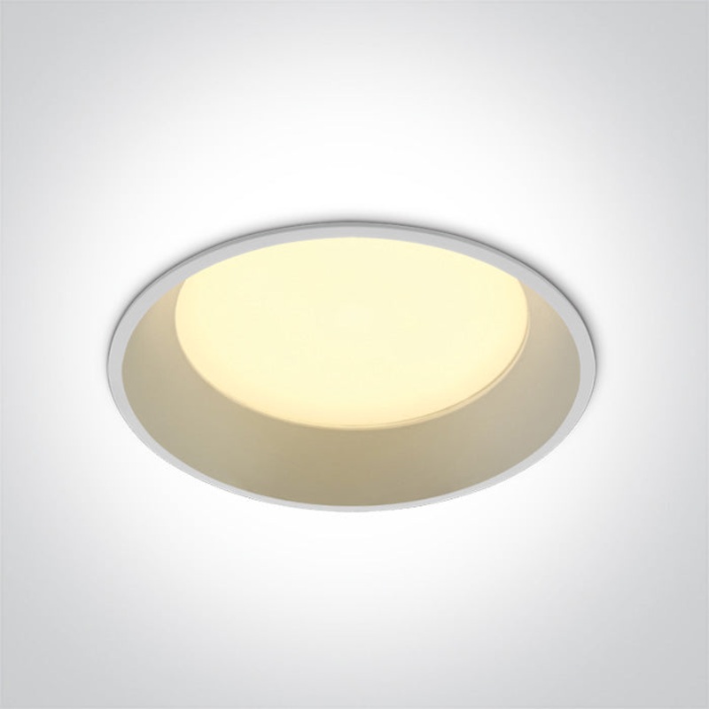 WHITE 22W CCTV IP20 230V DARK LIGHT One Light 10122D/W/V