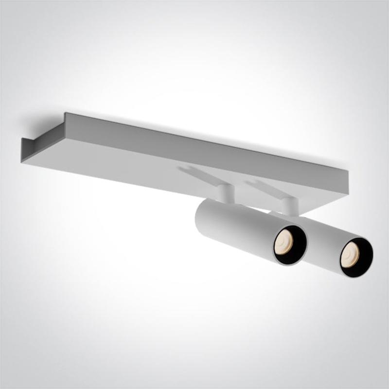 WHITE 2x5W WW IP20 230V One Light 65004B/W/W