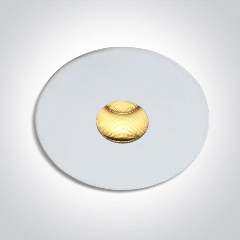 White 6W Recessed Dark Light LED spot IP20.  10106L/W/W