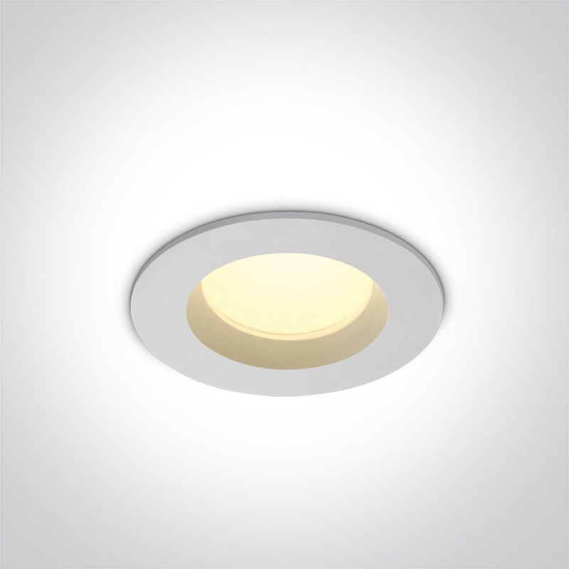 WHITE 7W IP54 CCTV 230V One Light 10107B/W/V