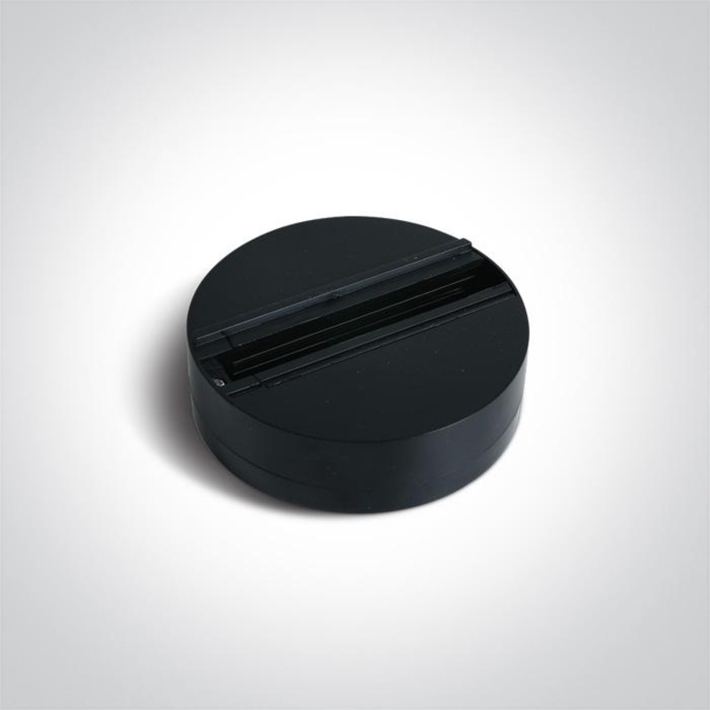 3-Circuit 41030/b Black Surface Light Mount Base For Track Spotlights