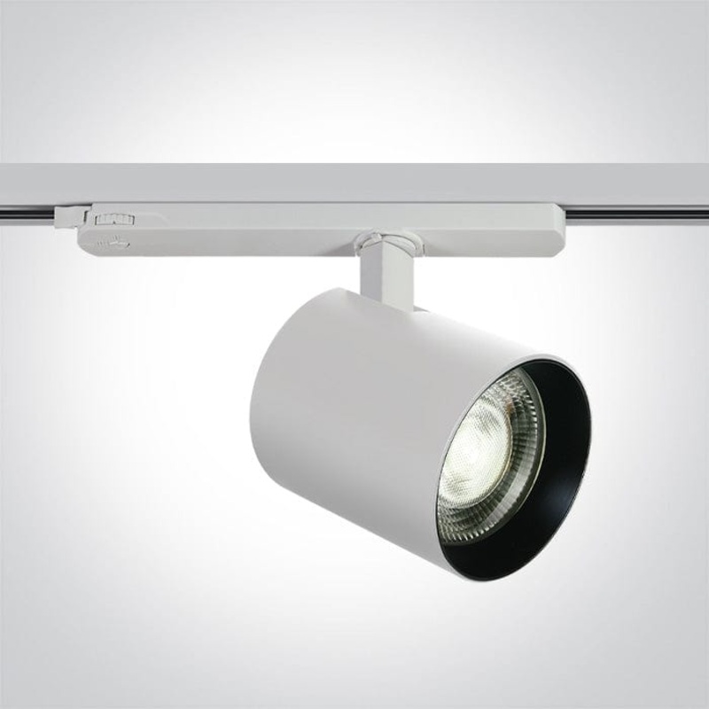 3 Circuit White 35W DALI Dimmable COB LED track spot for 65660BTL/W/C