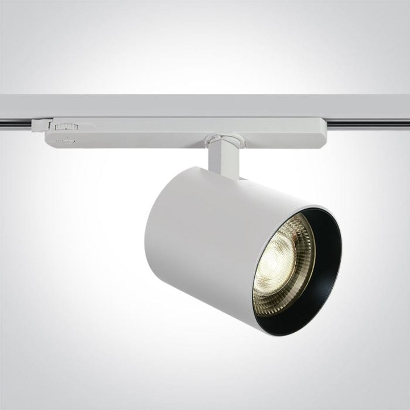 3 Circuit White 35W DALI Dimmable COB LED track spot for 65660BTL/W/W