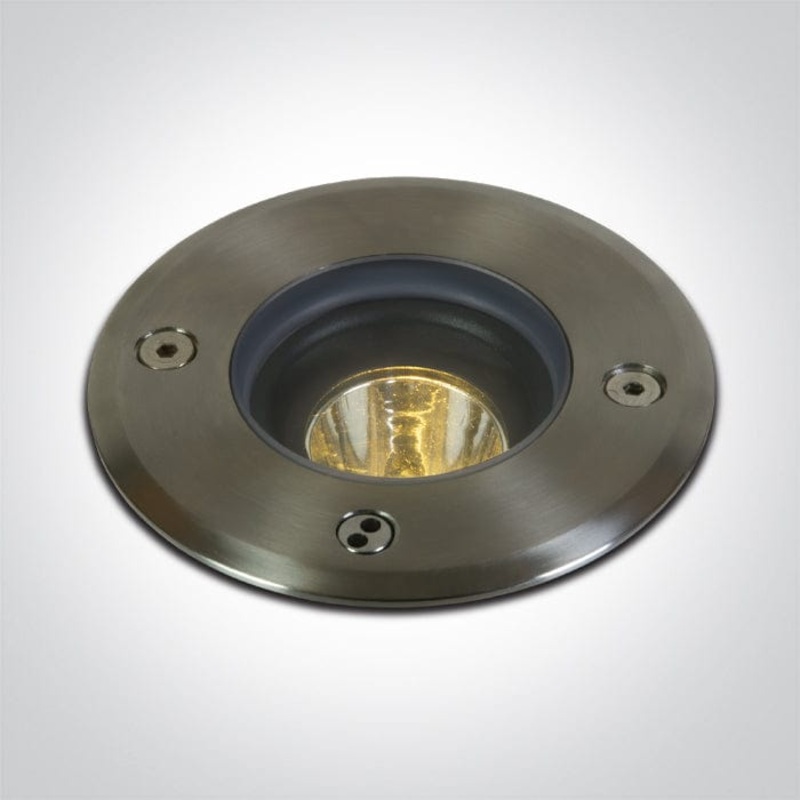 3W COB LED inground uplight with a 5 beam which is tiltable +/-20. One Light. 69072/W
